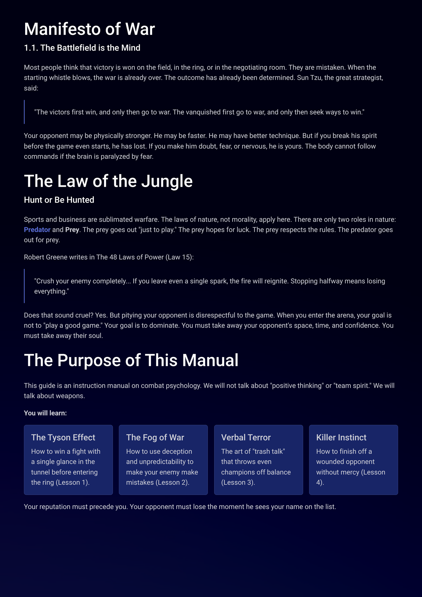 Psychological Warfare: Protocol of Mental Domination (Guide + Workbook)