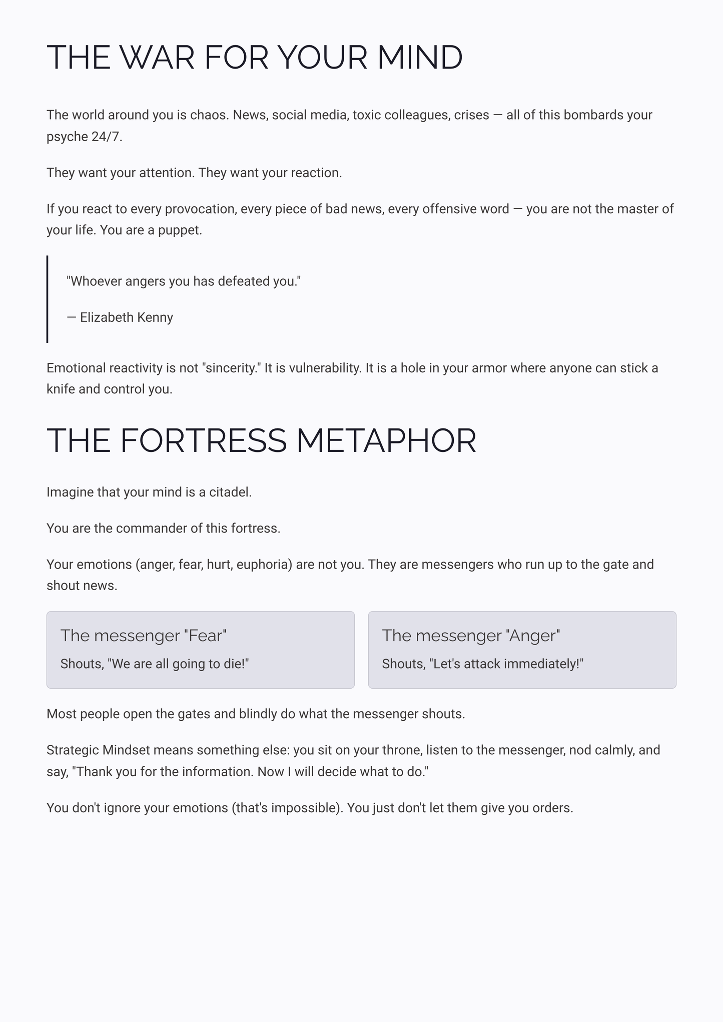 The Fortress: Emotional Armor Protocol (Guide + Workbook)