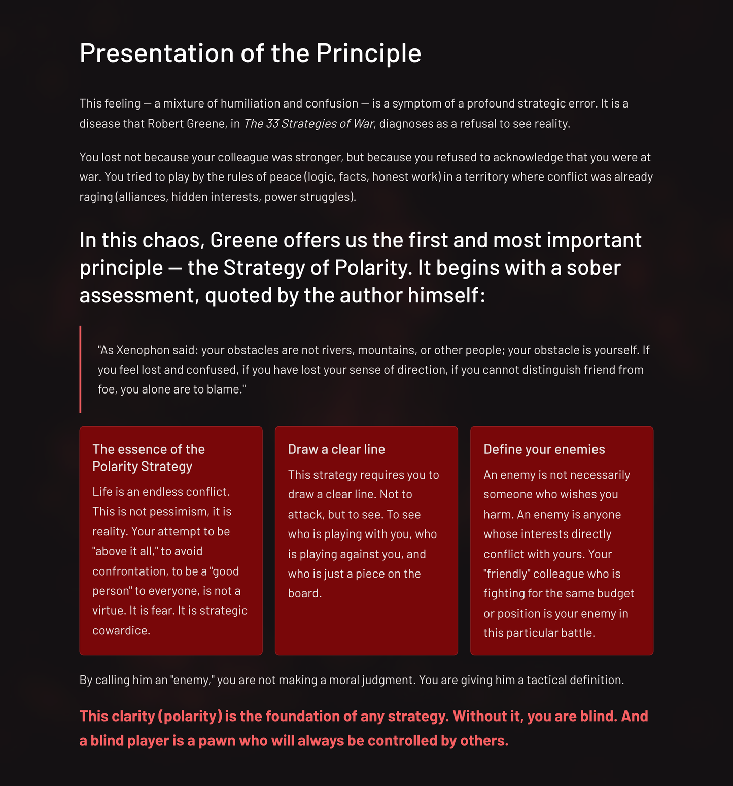 The Corporate War System: Strategy Guide + Battle Workbook