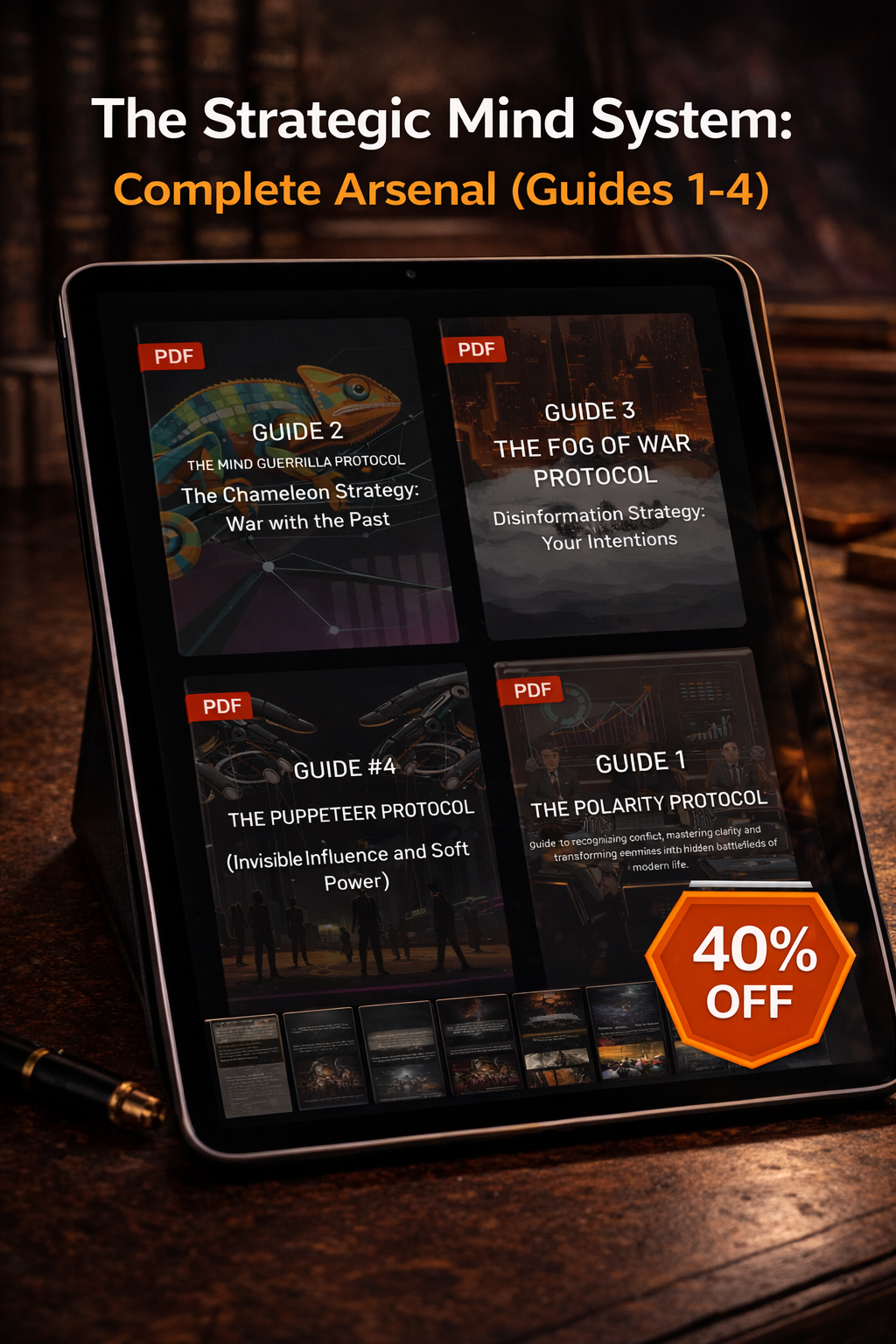 The Strategic Mind System: Complete Arsenal (Guides 1-4)